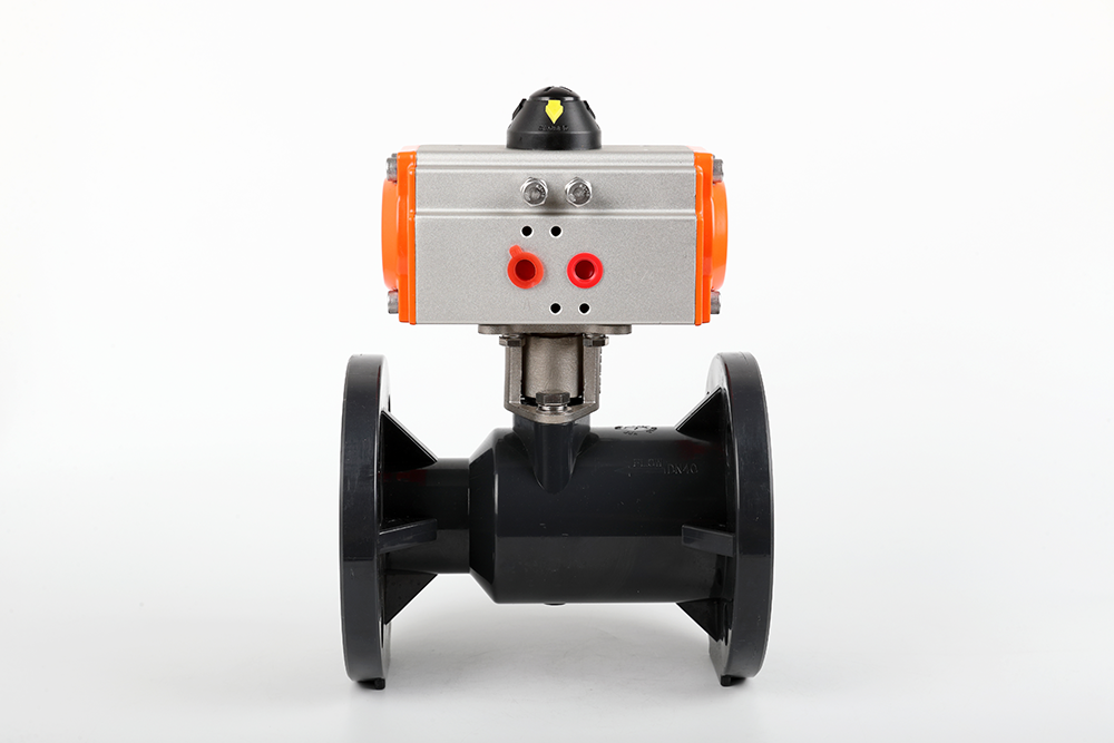 成县气动法兰一体球阀